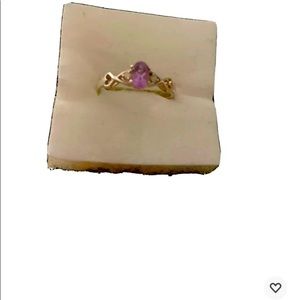 Amethyst gem Ring size 7.25 NWOTS